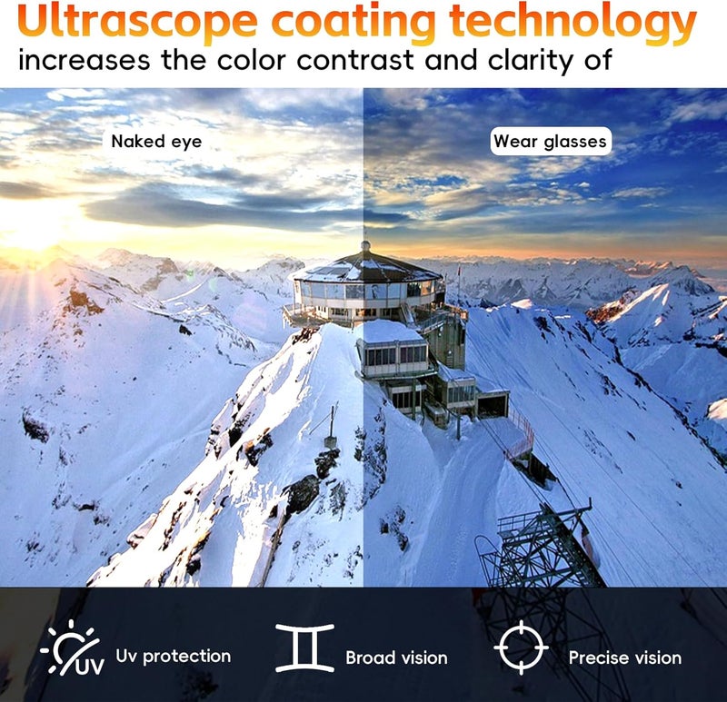 IPOA -Spherical Ski Goggles – PC Lens, TPU Frame, UV400 Protection, Anti-Fog Inner Lens, Snowboard & Skiing Eyewear - Image 5
